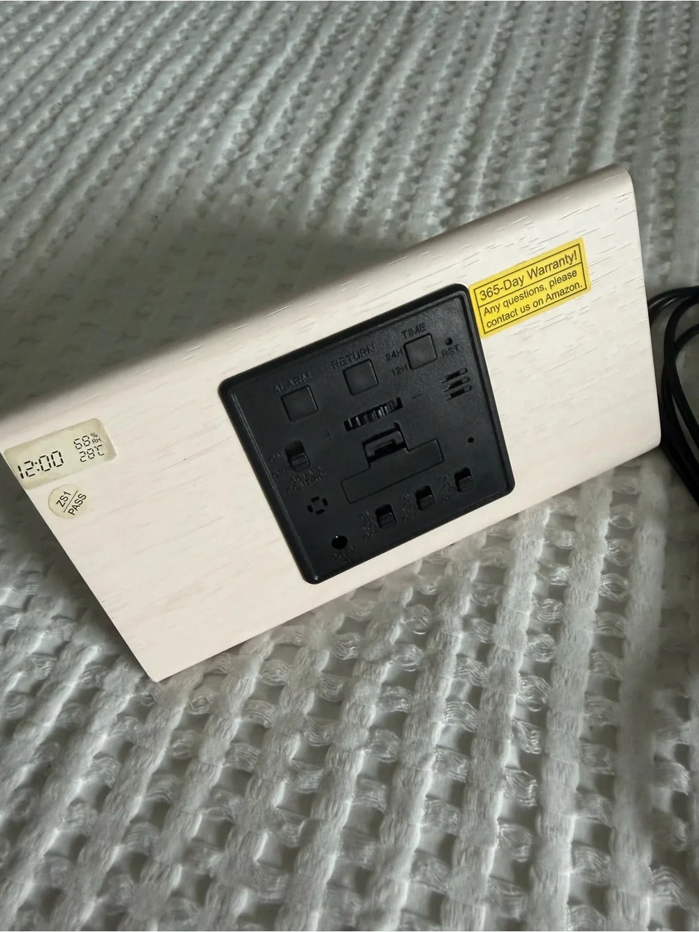 Wood Look Digital Alarm Clock